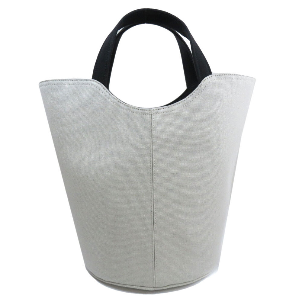 Balenciaga TOTE Canvas Handbag WAVE Black